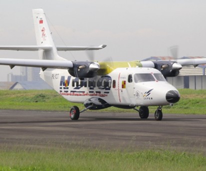 N219 am Husein Sastranegara Airport: Der Testflug dauerte rund 30 Minuten.