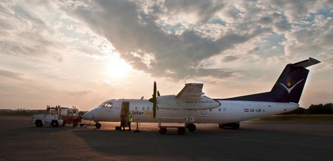 Bombardier Dash 8 von Intersky: Zukunft ungewiss.