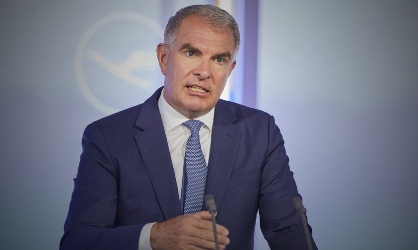 Lufthansa-Chef Carsten Spohr bei der außerordentlichen Hauptversammlung im Juni 2020: Ein Wendepunkt.