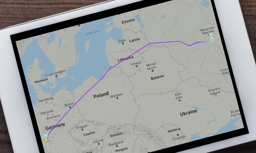 Lufthansas neue Route: Von Frankfurt nach Moskau.