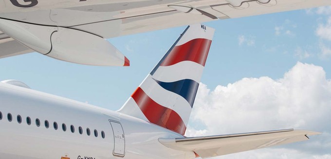 Zwar sind es andere Farben, doch Lucky Air sieht British Airways verdächtig ähnlich.