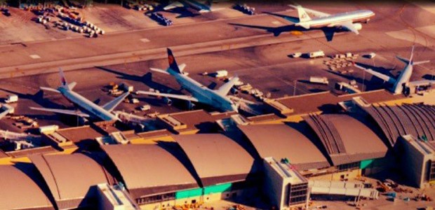 So sehen die neuen Einsteigebereiche aus: Platz für Boeing B747-8 und Airbus A380.