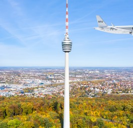 Flieger in Marabu bei Stuttgart (Montage): Neue Basis.