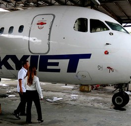 BAE 146 von Skyjet: Darf vorerst nicht mehr fliegen.