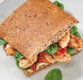 Chicken-Hummus-Sandwich aus dem Onboard-Delights-Angebot: Wird teurer.