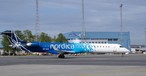 Bombardier CRJ 900 in der Lackierung von Nordica: Verluste zu hoch.