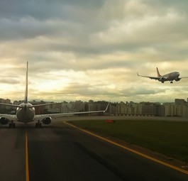Flieger in Congonhas: Airlines wollen öfter fliegen.