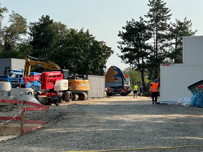 Das Leitwerk folgte im Rückwärtsgang. 