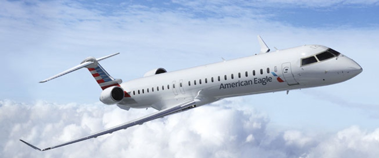 Bombardier CRJ 900 in den Farben von American Airlines: Zu schwach in der Hitze.