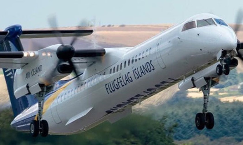 Bombardier Dash 8 von Air Iceland Connect: Die Fluggesellschaft setzt auf mehr Internationalität.