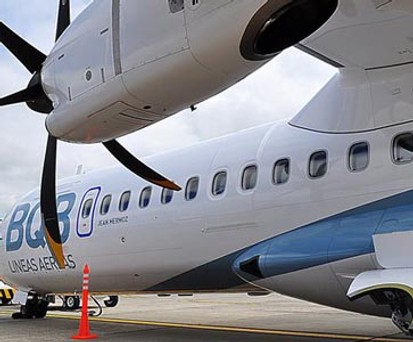 ATR 72 von BQB Lineas Aereas: Nach dem 11. April ist Schluss.