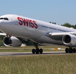 Platz 3: Swiss kann 37 Passagierkilometer vorweisen.