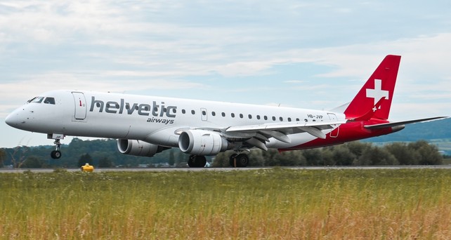 embraer e1 helvetic airways