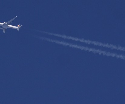 Airbus A330 of Lufthansa: Turned back over Romania.