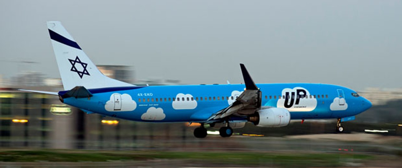 Boeing 737-800 von Up: Ab nach Berlin.