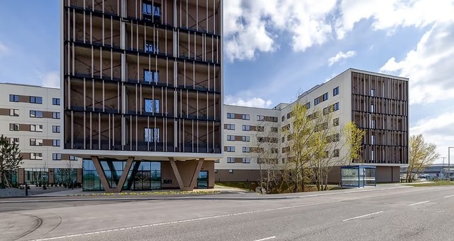 Leonardo Smart Hotel Vienna Airport: Viel Holz vor der Hütte.