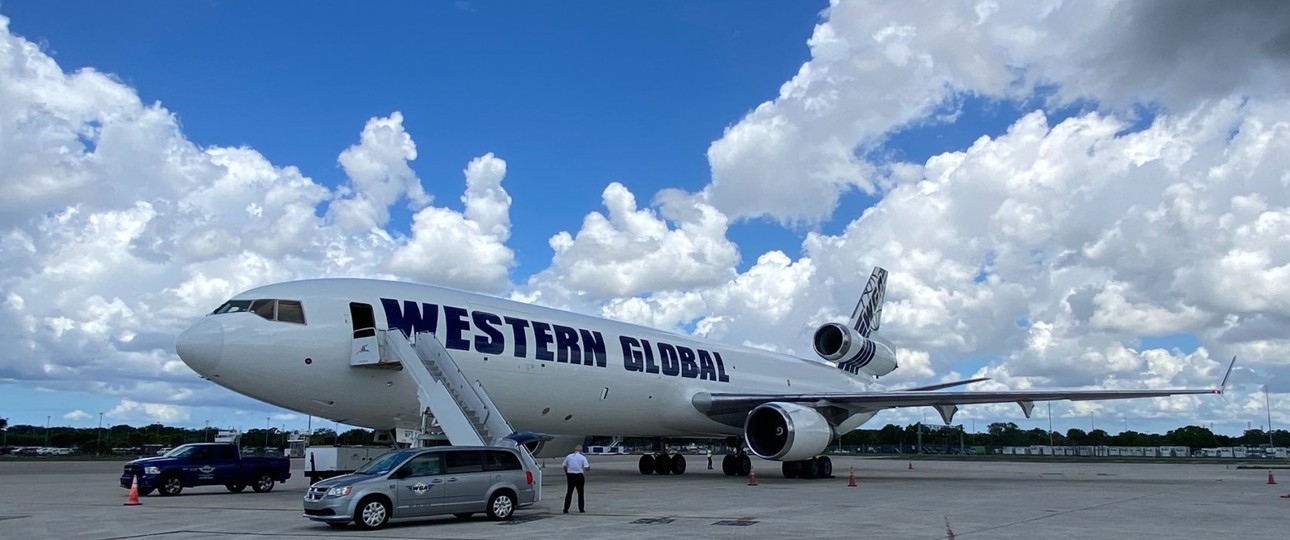 McDonnell Douglas MD-11 von Western Global Airlines: Die Fluglinie holte sich Jets von Lufthansa Cargo.