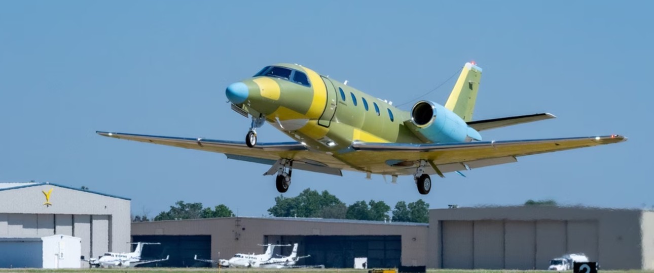 Cessna Citation Ascend: Der zweite Testflieger beim Erstflug.