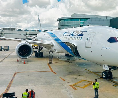 Boeing 787 von El Al: In Frankreich gibt es Probleme.