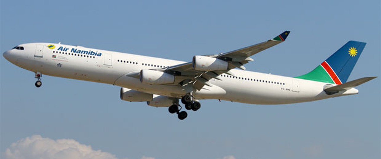 A340 von Air Namibia: Bald ausgemustert.