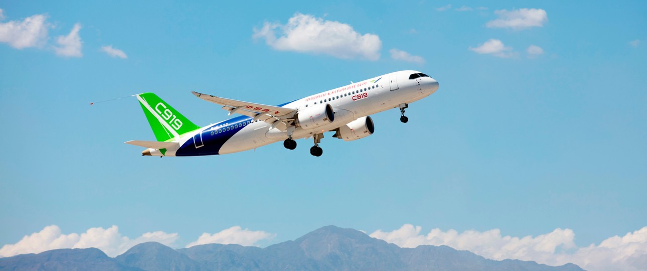 Comac C919: Der Hersteller zählt bisher mehr als 1000 Bestellungen.