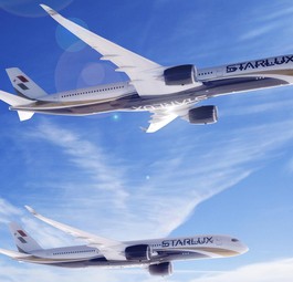 Die neue taiwanesische Starlux Airlines <a href="https://www.aerotelegraph.com/neue-starlux-airlines-setzt-auf-a350" target="_blank" rel="noopener">bestellt bei Airbus 17 A350</a>. Zwölf davon sind A350-1000, fünf A350-900. (16. Juli)