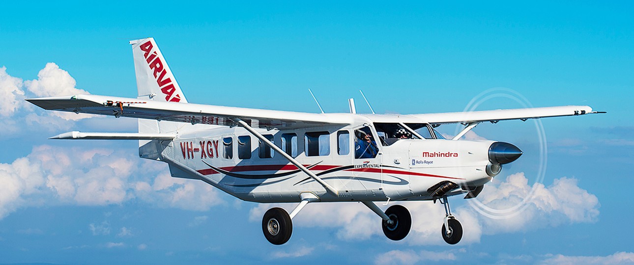 Airvan 10 der Mahindra-Tochter Gipps Aero: Der Flieger bringt es auf eine Spannweite von 12,4 Meter und eine typische Fluggeschwindigkeit von 280 Kilometern pro Stunde.