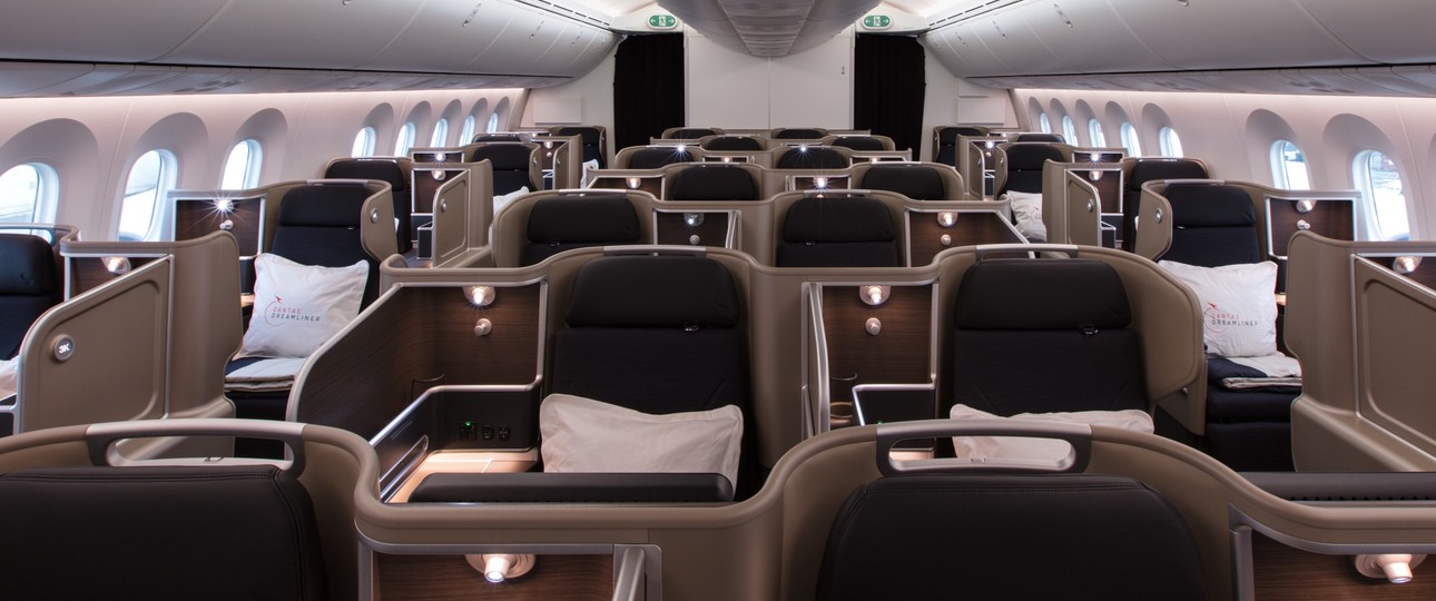 Business Class von Qantas: Anthony Albanese flog dort mit.