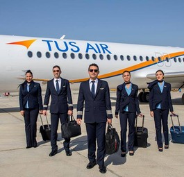 Crew von Tus Airways: Unklare Aussichten.
