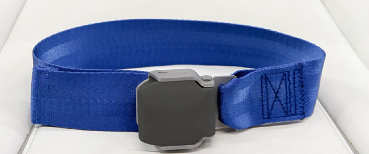 Der Smart Belt von ACM Aircraft Cabin Modification: Ausgestattet mit Sensortechnik.