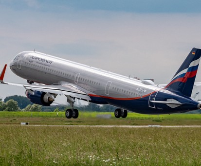 Airbus A321 Neo von Aeroflot: Gehört einem ausländischen Lessor.