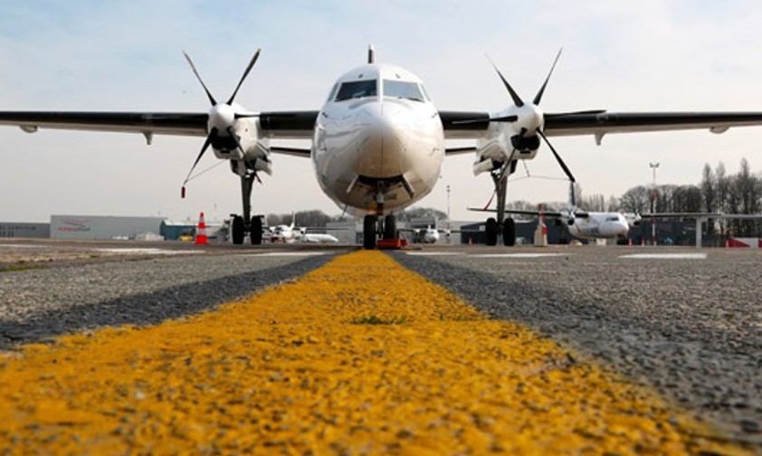 Fokker 50 von VLM Airlines: Bald in Friedrichshafen zu sehen.