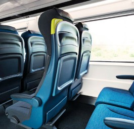 Das ältere Modell e300, sowie der neue e320-Zug sollen innen fast identisch mit dem Design der Firma Siemens ausgestattet werden.