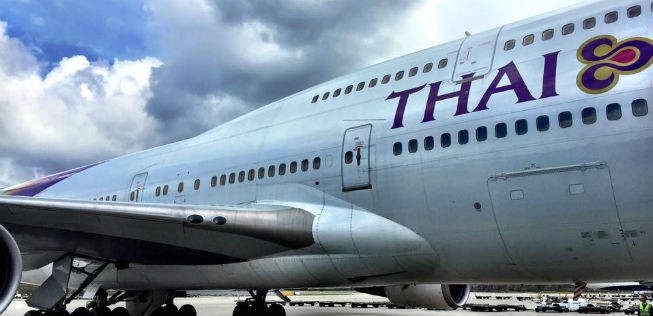 Platz 4: Thai Airways – 10 Boeing 747.