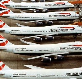 Platz 1: British Airways – 36 Boeing 747.