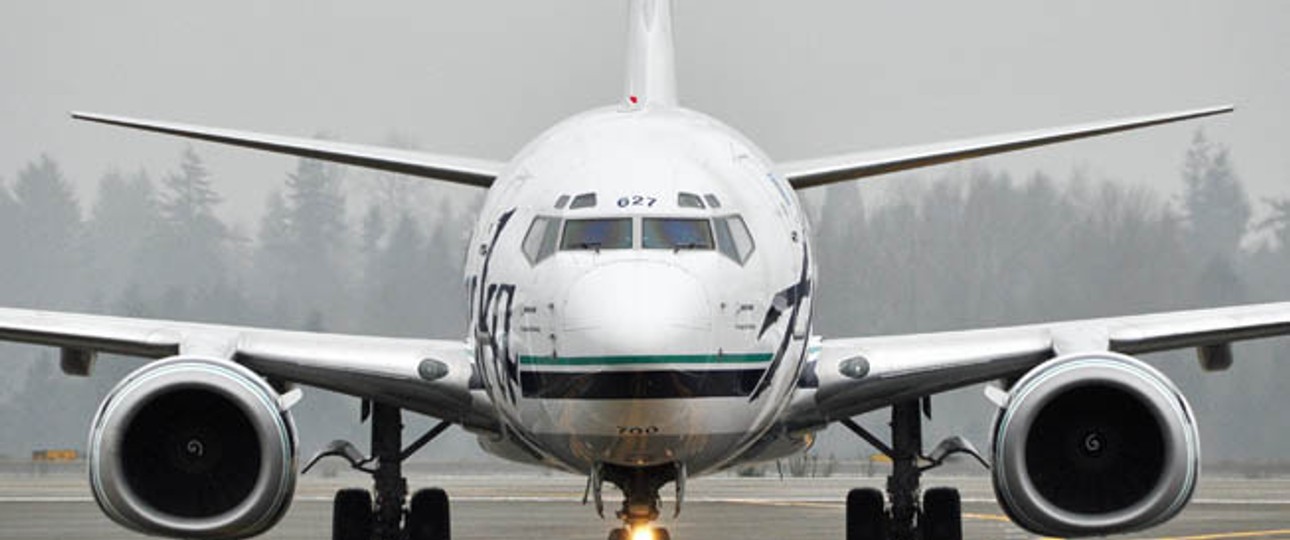 Boeing 737-800 von Alaska Airlines: In diesem Modell passierte es.