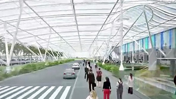 Auch die Zufahrt wird völlig neu gestaltet.
