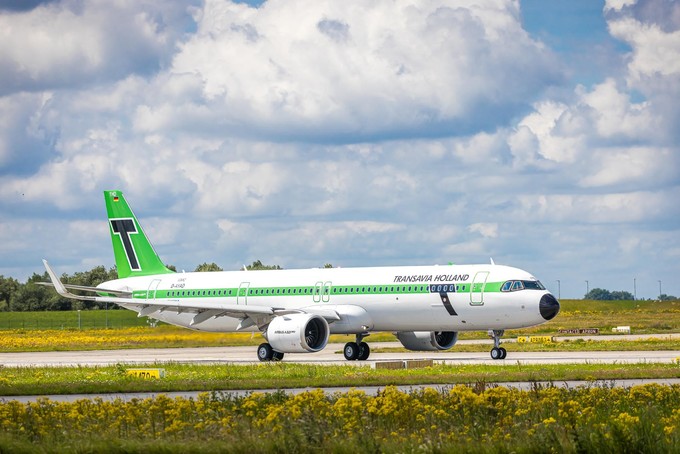 Airbus A321 Neo von Transavia: Retro-Lackierung zum Jubiläum.