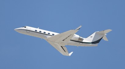 Gulfsream IV im Flug: Seit Ende Dezember wird ein Flugzeug des Typs in Guniea festgehalten.