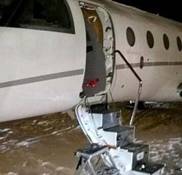 Das Unfallflugzeug: «Außergewöhnlicher Vorfall».
