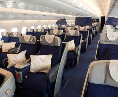 Business Class im Lufthansa A380: Immer mehr Konzerne gönnen ihren Angestellten bei der Reise diesen Luxus.