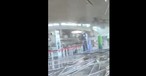 Flughafen Pereria: Massive Schäden am Terminal.