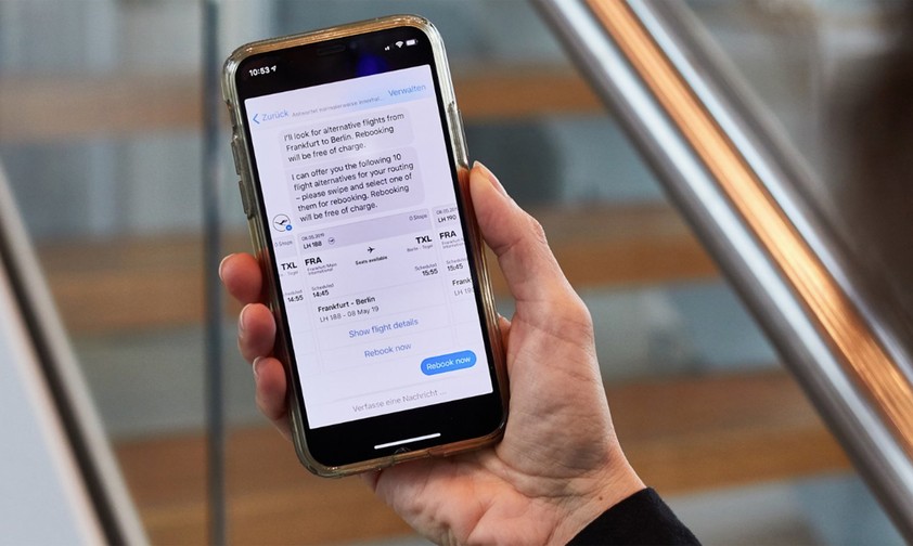 Lufthansa-Service im Facebook-Messenger: Soll etwa bei stornierten Flügen helfen.