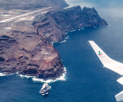 Anflug auf St. Helena: Zwischenstopp findet nicht mehr in Windhoek statt