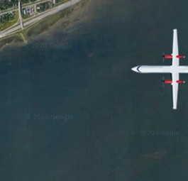 De Havilland Canada Dash 8 über dem Sankt-Lorenz-Strom: Die neue Fluglinie will Kommunen in Québec verbinden.