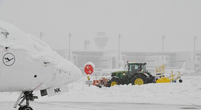 lufthansa schnee muenchen