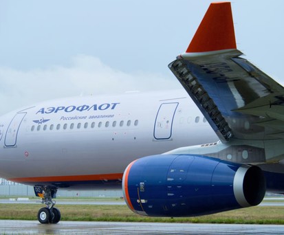 Jet von Aeroflot: Angeblich schon Internet-Abkommen geschlossen.