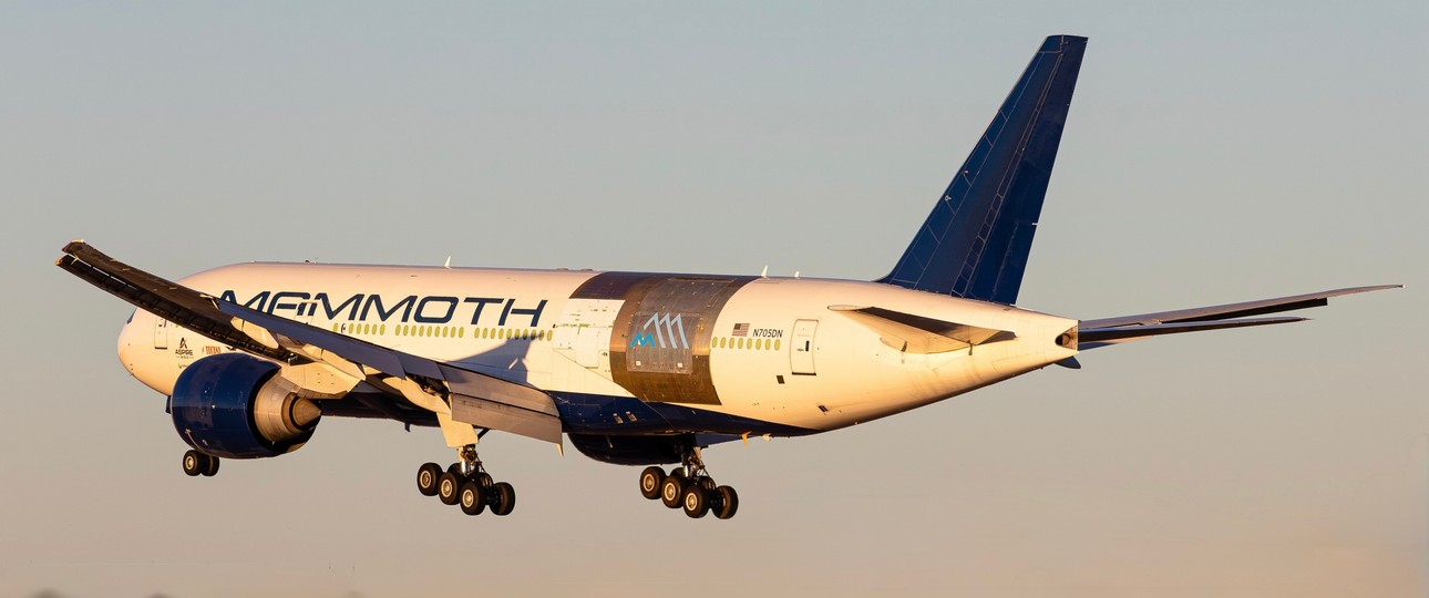 777-200 LRMF von Mammoth Freighters: Der neue Umbaufrachter kann ausgeliefert werden.