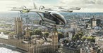 Der neue Entwurf für das Flugtaxi der Embraer-Tochter Eve: Hat jetzt einen klassischen Flügel und eine Heckflosse.