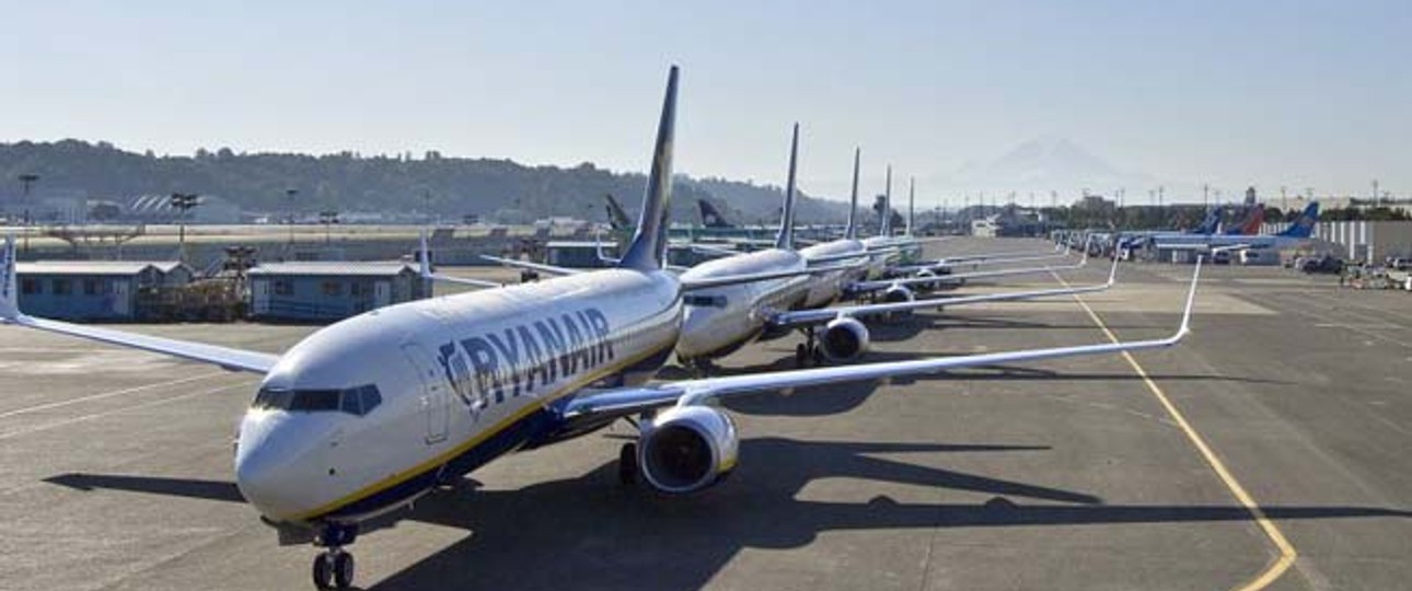 Jets von Ryanair: Es herrscht wieder dicke Luft.